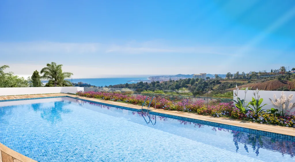 Bassein - Apartment with Pool and Sea View in Costa del Sol