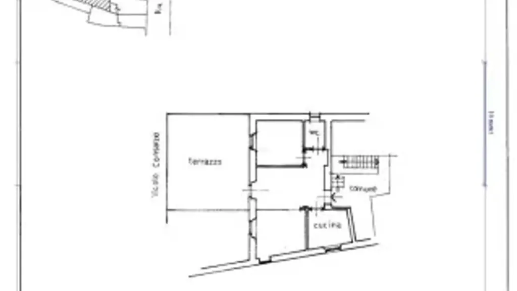 Plan - Apartment with Terrace in Bergamo