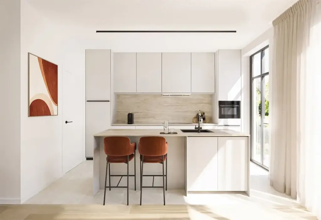 Cucina - Contemporary Villa with Terrace in Source Project