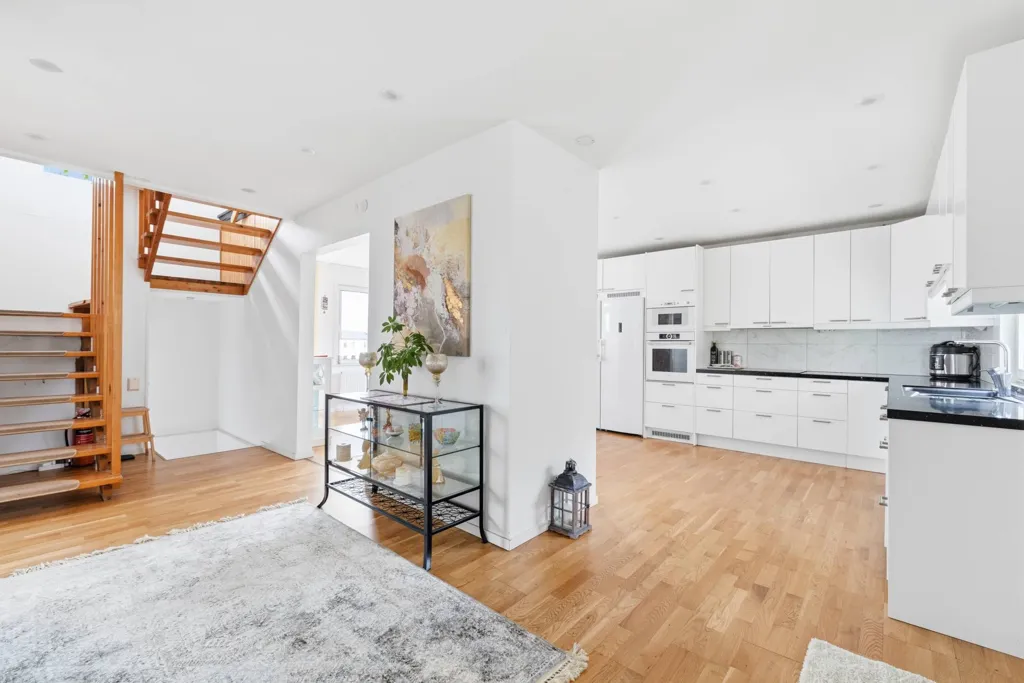 Köök - Two-Home Estate with Generous Outdoor Space in Jönköping