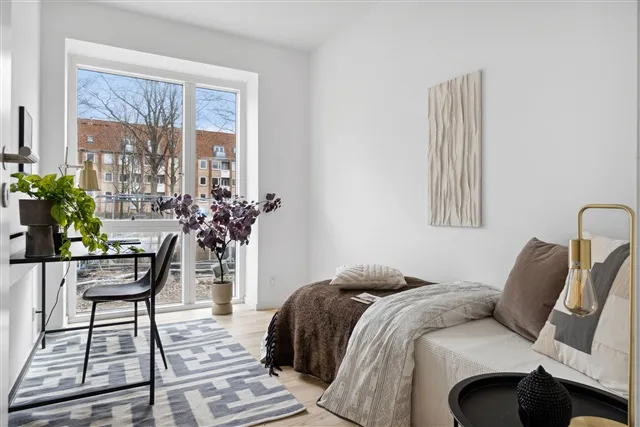 Séjour - Apartment with Balcony in Skovlunde