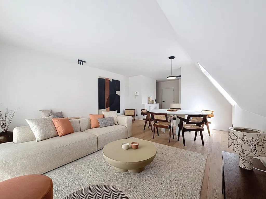 Séjour - Penthouse avec Vue Panoramique à Nieuwpoort