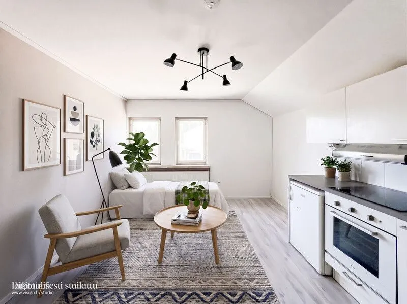 Elutuba - Apartment with West-Facing Views in Petikko, Vantaa
