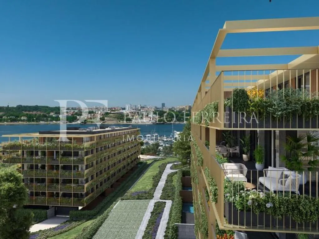 Vue aérienne - Luxury Apartment with River View in Vila Nova de Gaia