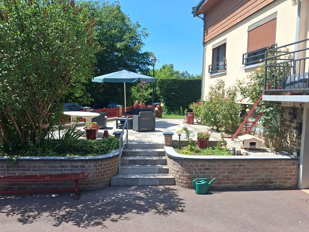 Terrace - Stone House with Pool in Gespunsart
