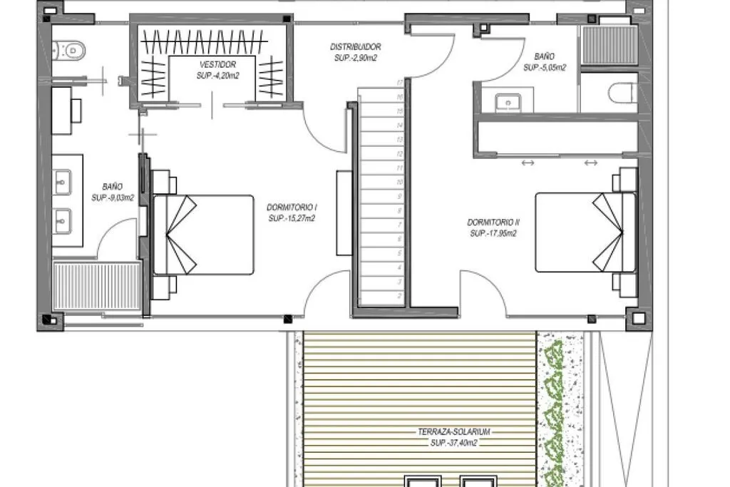 Planimetria - Contemporary Villa with Sea View in El Paraíso
