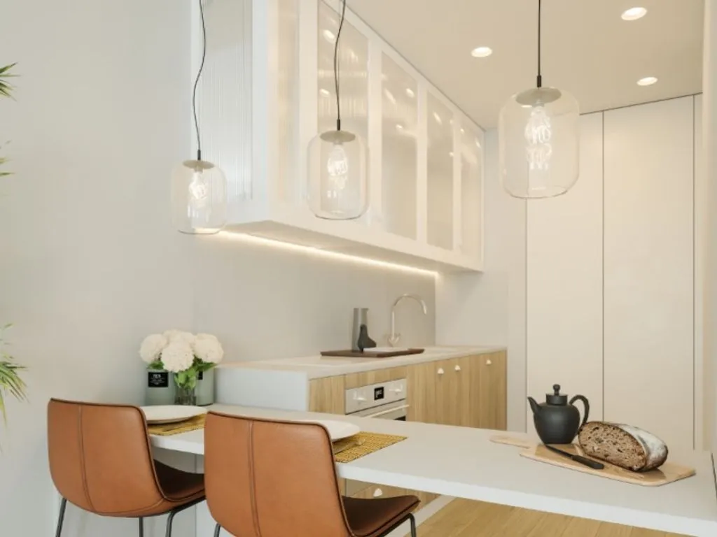 Köök - Luxury Apartment with Balconies in Central Lisbon