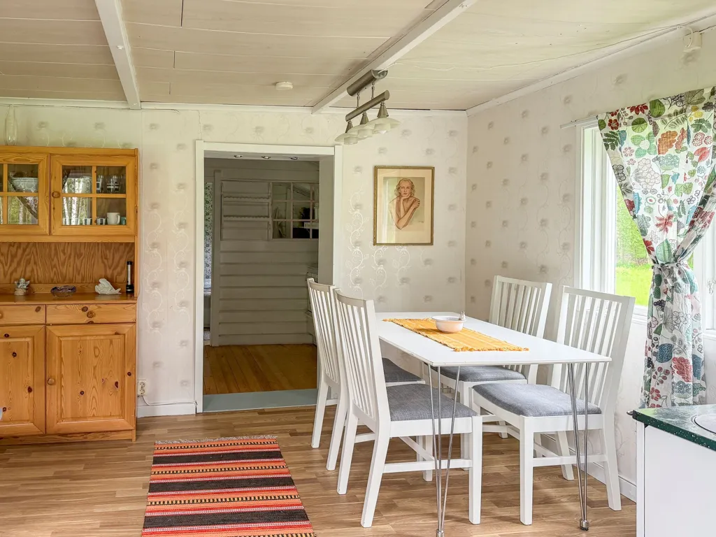 Salle à manger - Strand-adjacent Farmstead with Three Cottages in Västerbotten