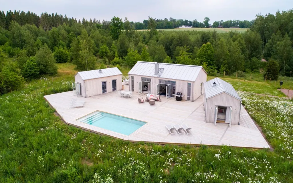 Õhuvaade - Plot for Customised Villa near Siretorp Coast
