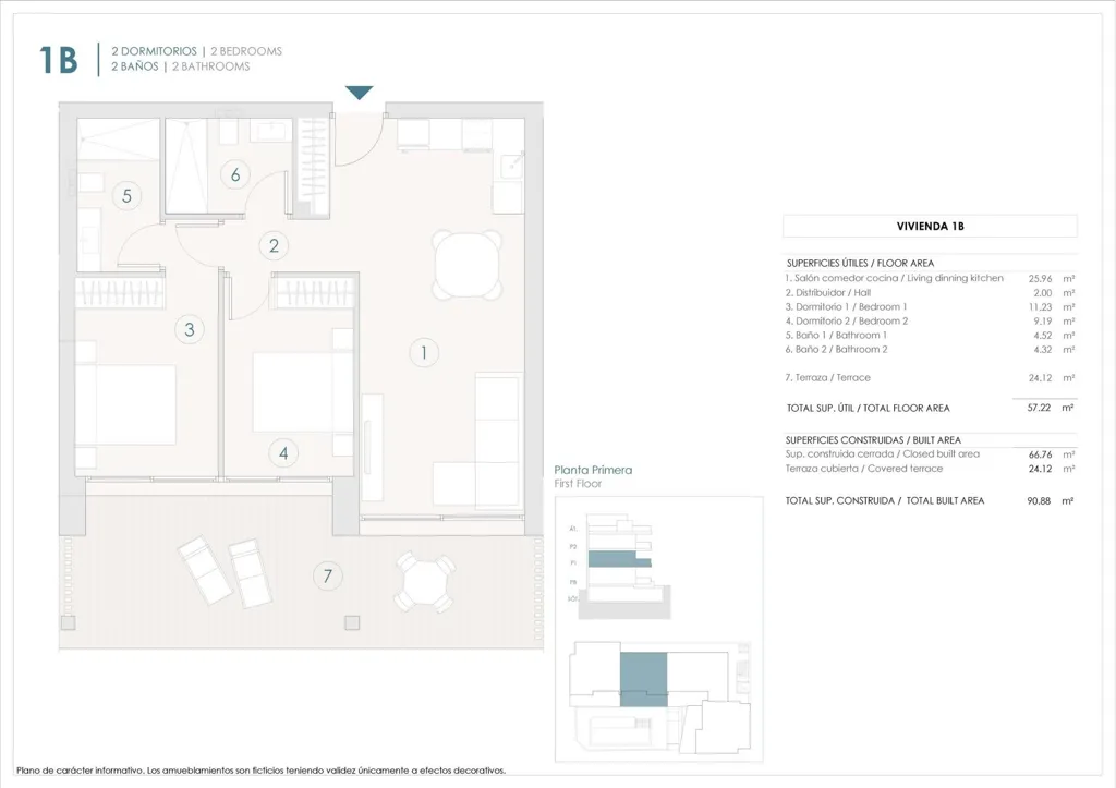 Plaan - Contemporary Apartment with Pool in Benijófar