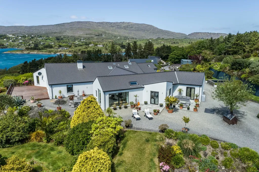 Vue aérienne - Maison 4 chambres à Schull