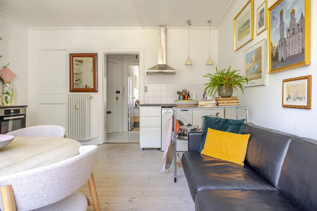 Séjour - 1st Floor Apartment in Copenhagen NV