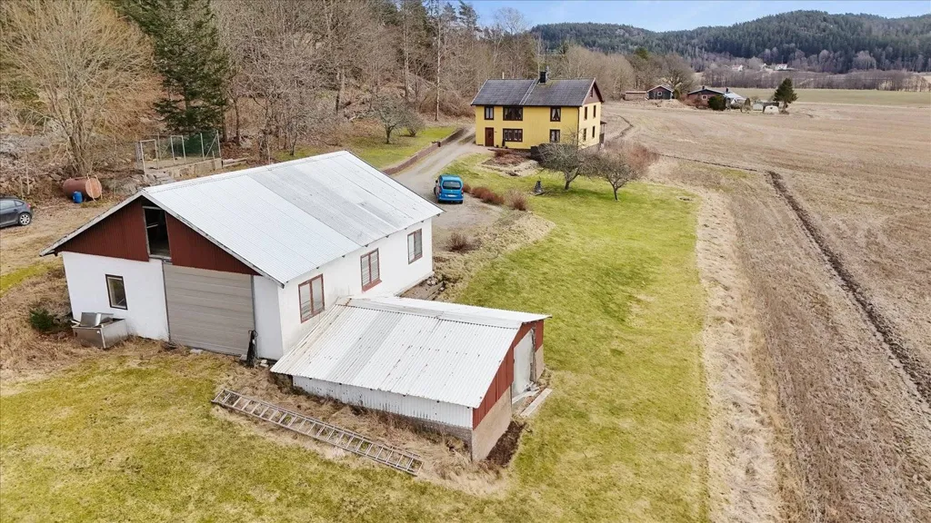 Aerial - Historic House with Garden in Uddevalla