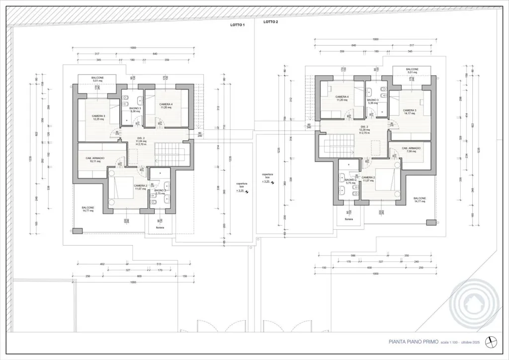 Plan - Modern Villa with Private Garden in Bernareggio