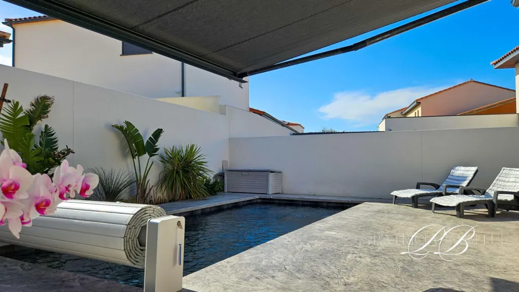 Bassein - Contemporary House with Pool in Ortaffa