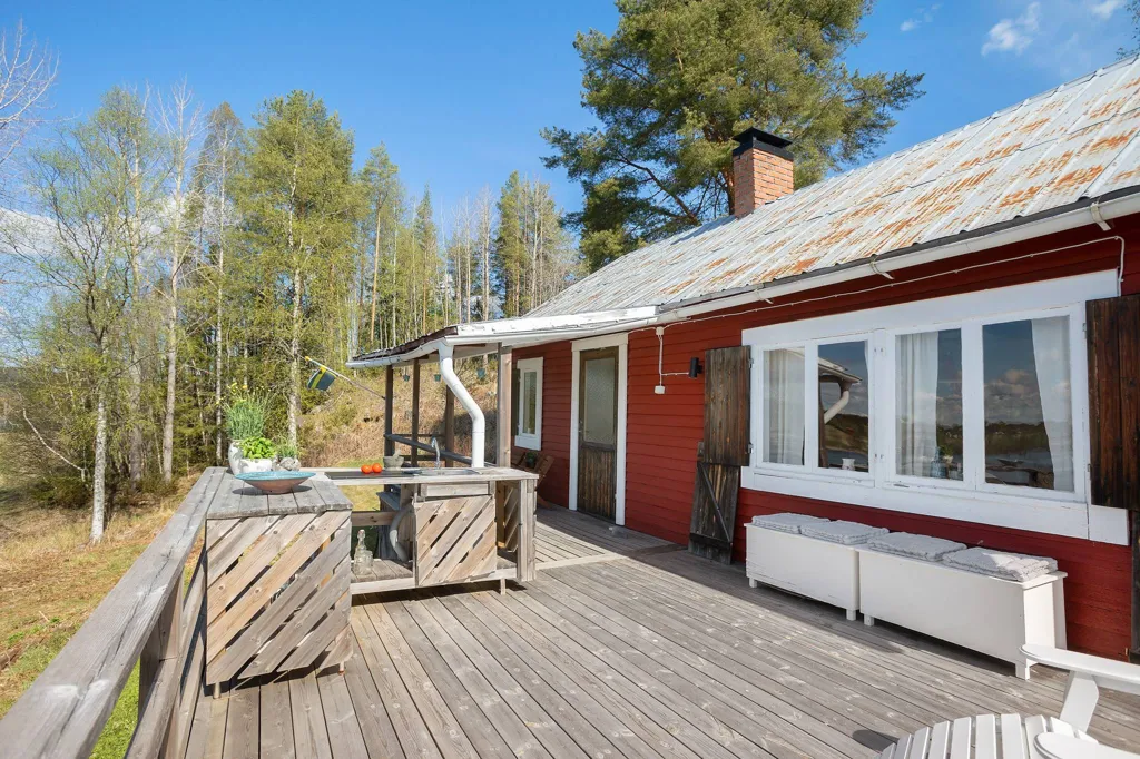 Terrasse - Villa with Water View in Näset