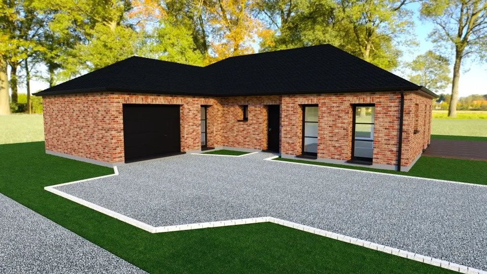 New Build House with Garden in Escaudain