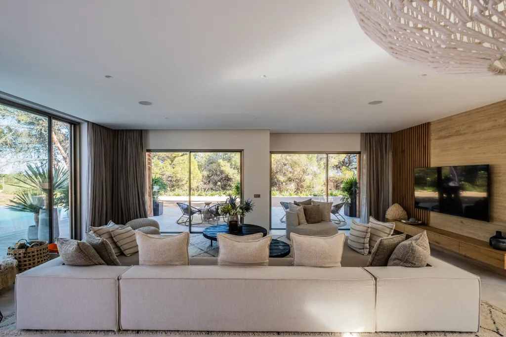 Séjour - Contemporary Villa with Sea View near Sa Caleta