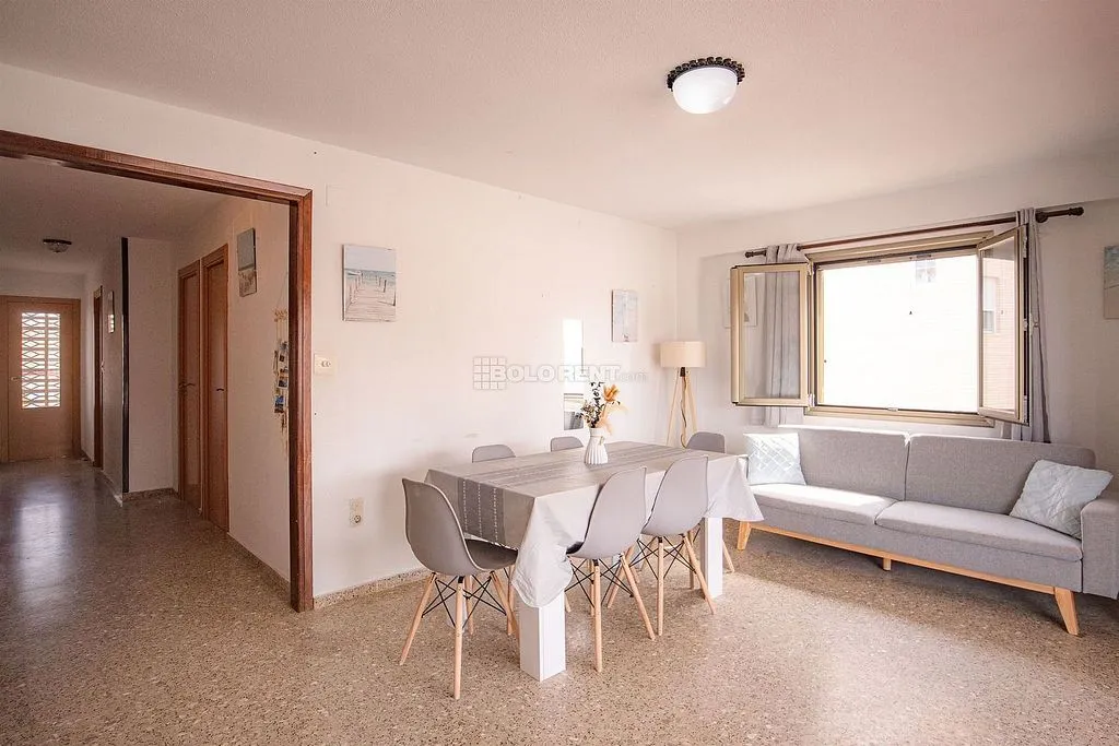 Dining Room - Ample Terrace Apartment in Oliva Playa