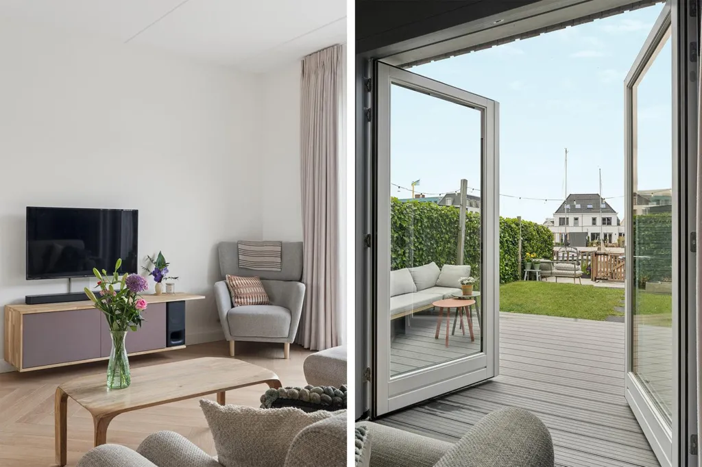 Terrass - Modern Terraced House with Waterfront in Zeewolde