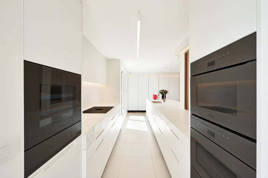 Cuisine - Penthouse Ensoleillé avec Terrasses à Knokke