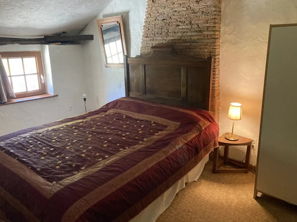 Camere da letto - Rustic House with Pool in Ribérac