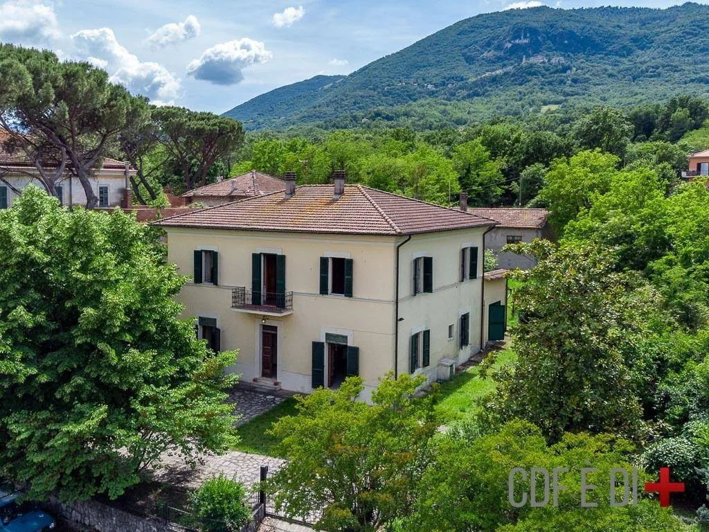 Vue aérienne - Historic Villa with Enclosed Garden in Greccio