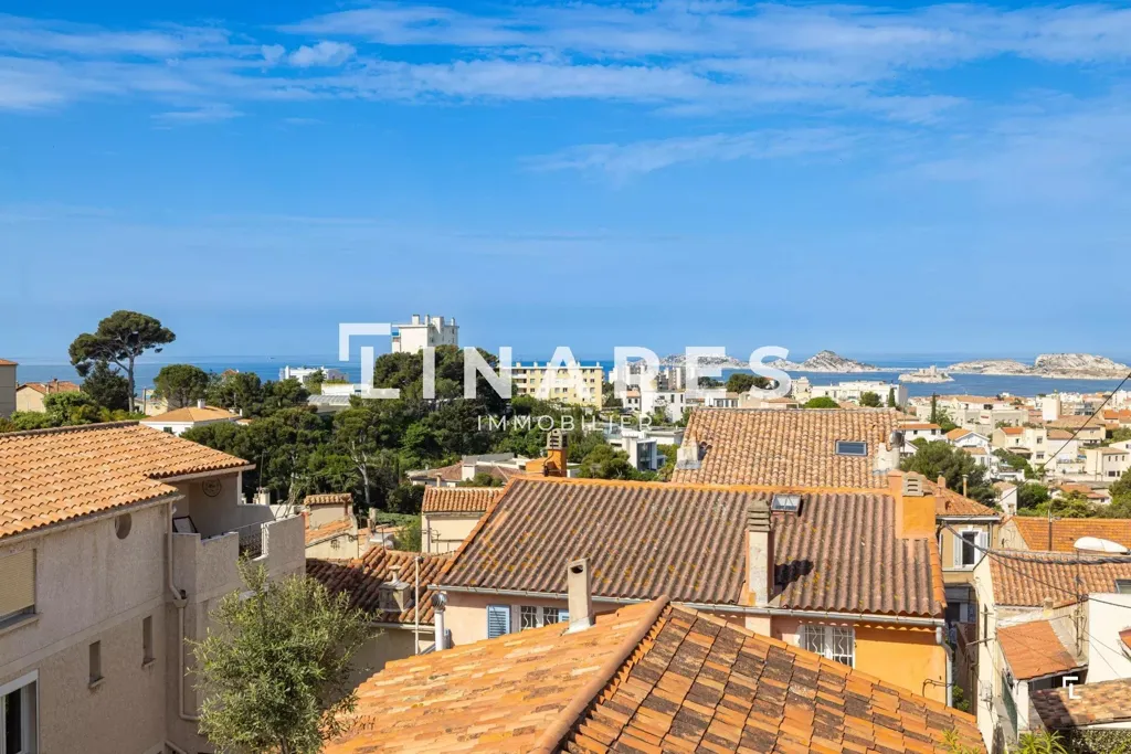 Terrasse - Villa avec Vue Mer à Marseille 7ème