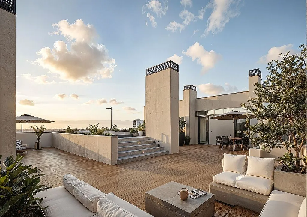 Terrasse - New Flat with Pool in Monteagudo