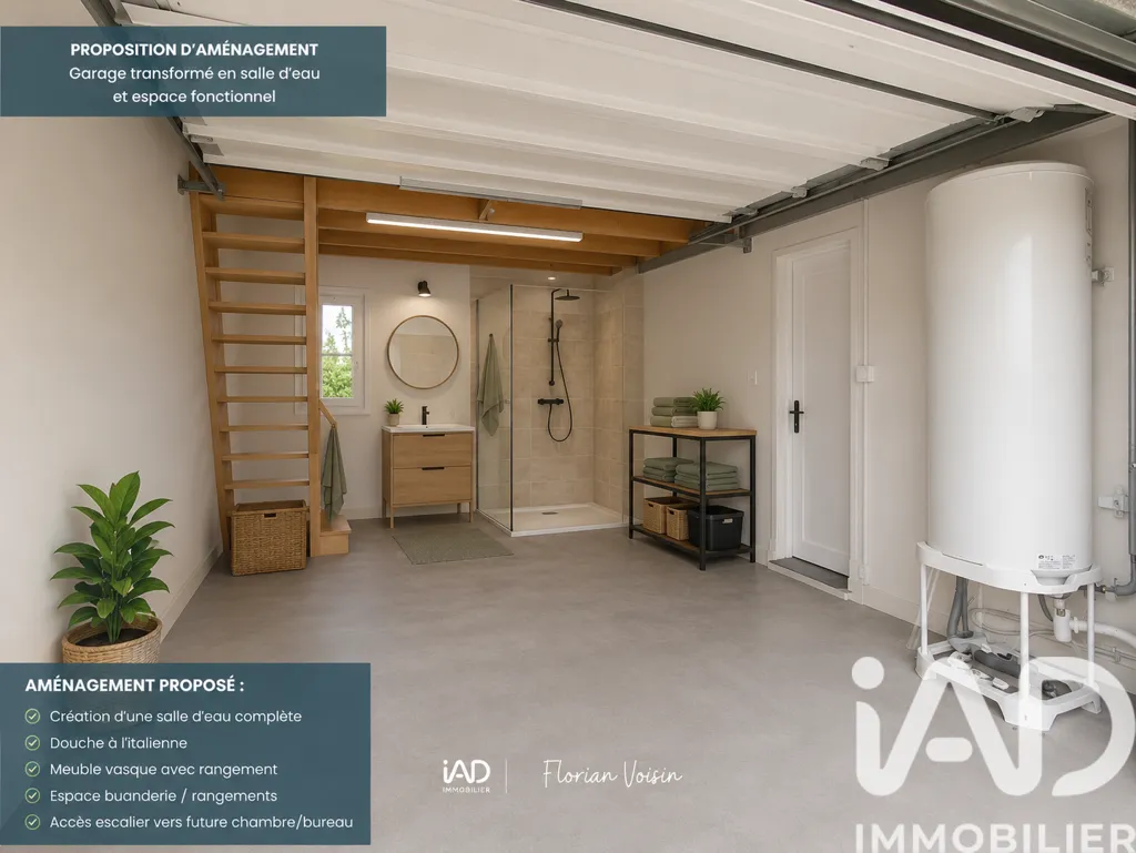Garage - Maison Traditionnelle avec Garage à Freneuse