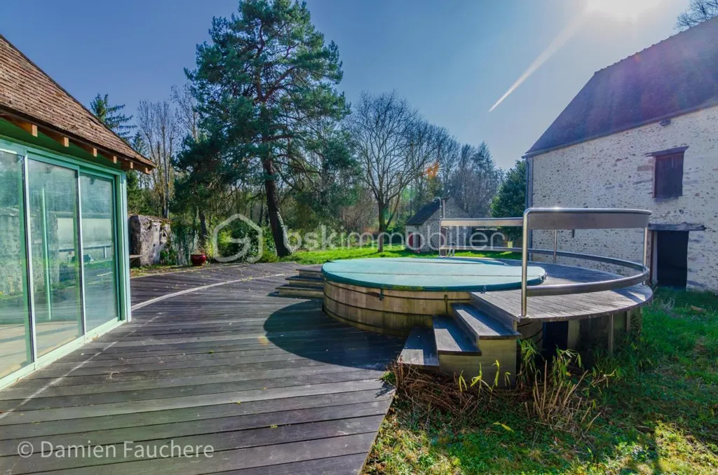 Jardin - Demeure de Caractère en Deux Habitations à Sainte-Mesme