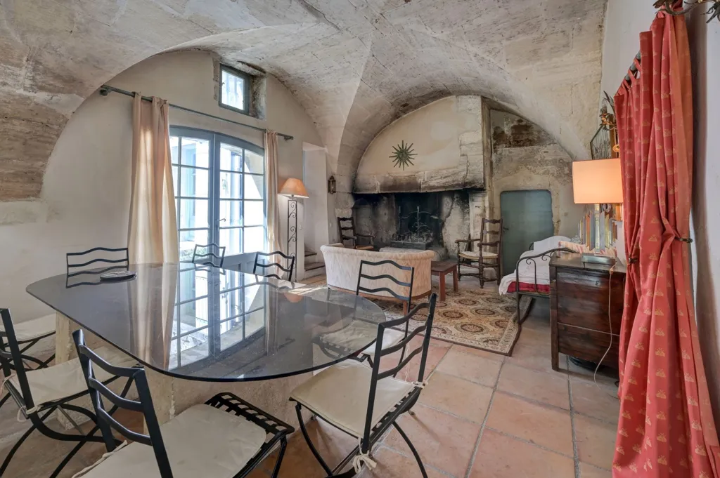 Dining Room - Charming Property with Pool in Baux de Provence