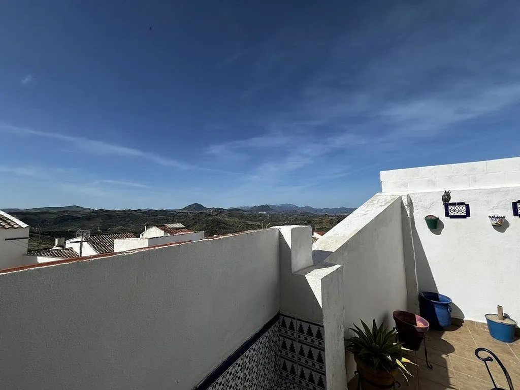 Terrasse - Three-Bedroom House in Olvera
