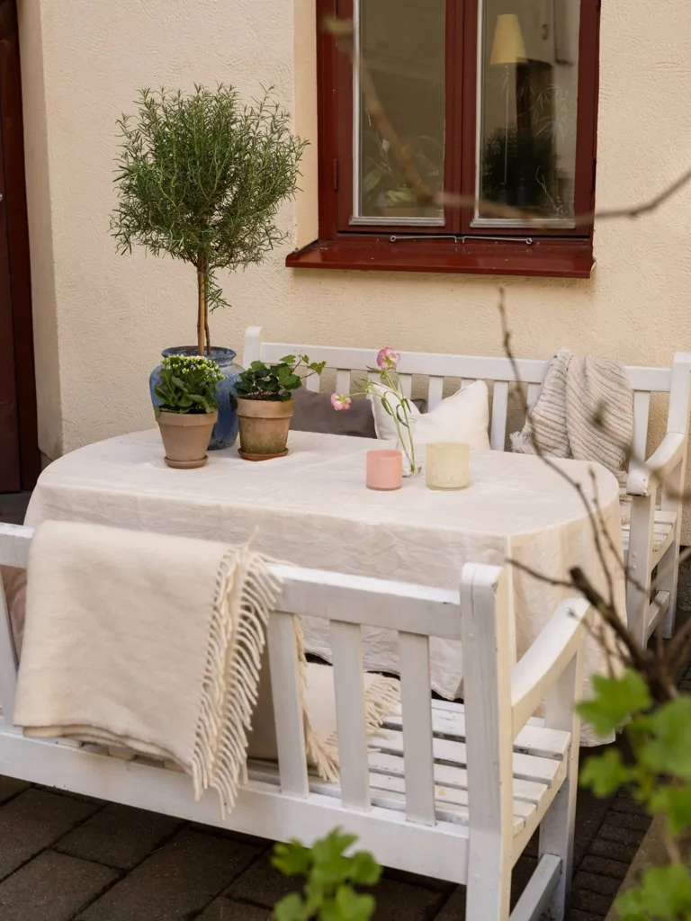 Terrasse - Charming 2-Bedroom Flat with Balcony in Linné