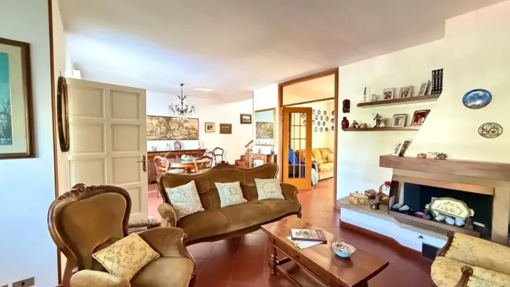 Soggiorno - Terraced Villa with Garden in Broni