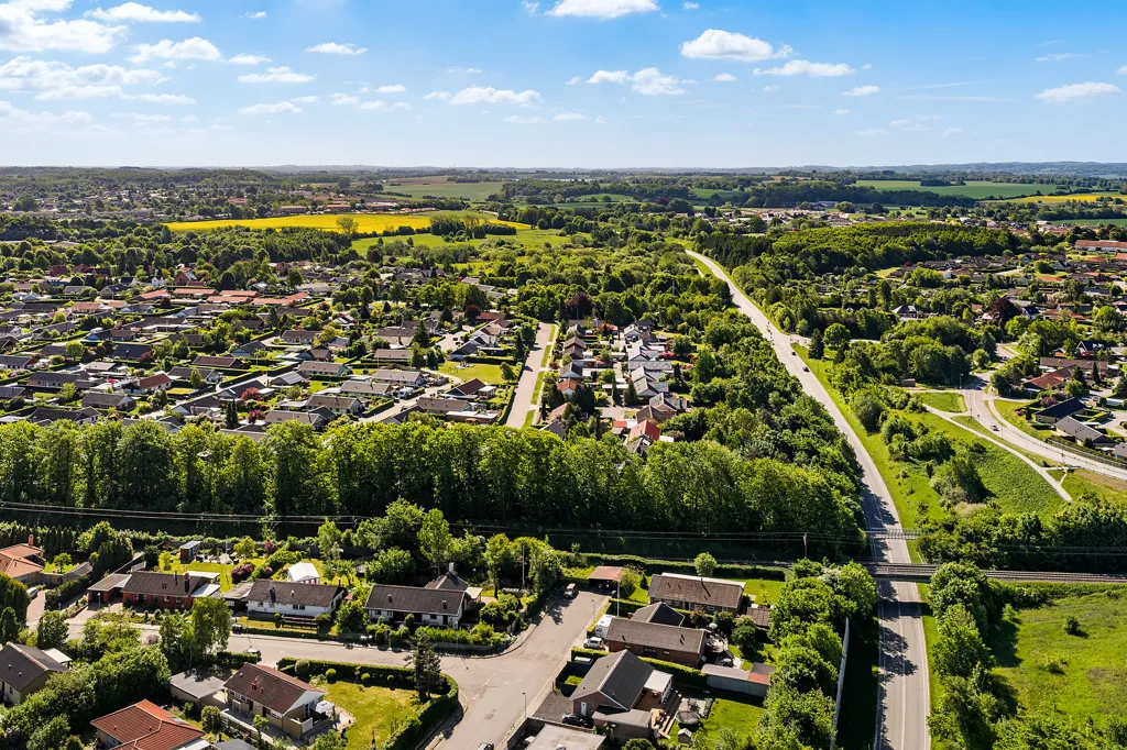 Vista aerea - Villa with Terraces in Haslev