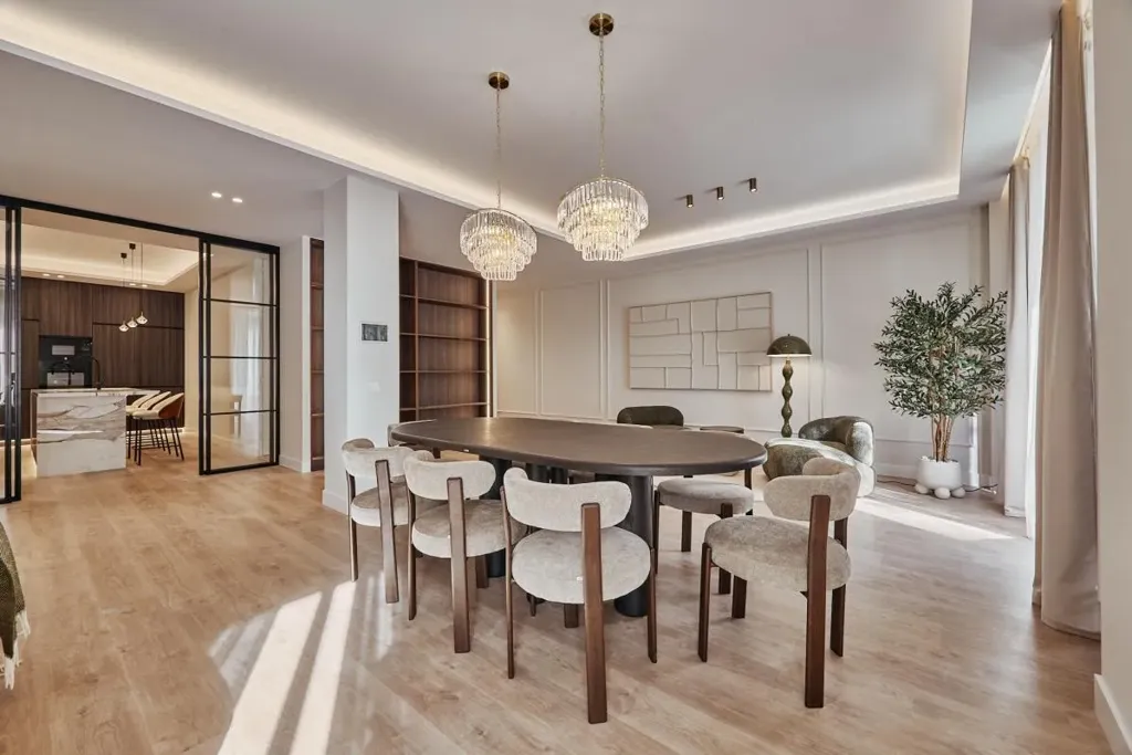 Salle à manger - Spacious Apartment with Balcony in Madrid