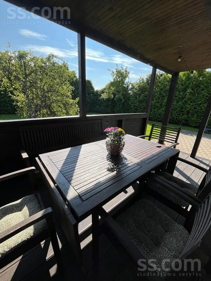 Terrass - Cottage with Sea View in Saulkrasti