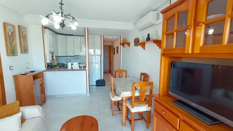 Living Room - Apartment with Pool in Nueva Torrevieja