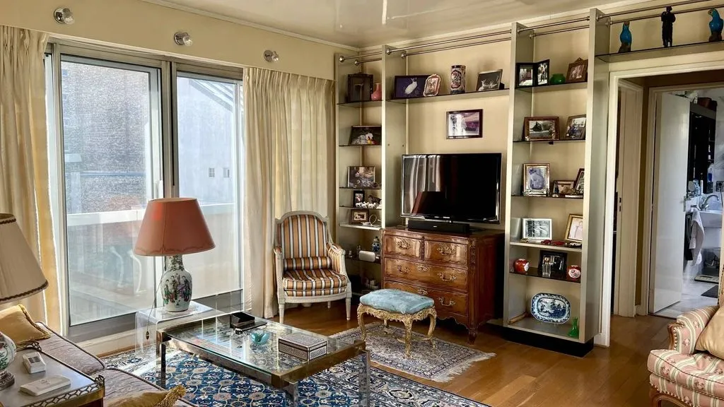 Séjour - Appartement Luxe avec Terrasse à Sorbonne