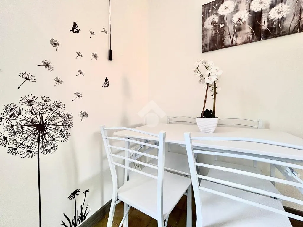 Söögituba - First Floor Apartment with Terrace in Scalea