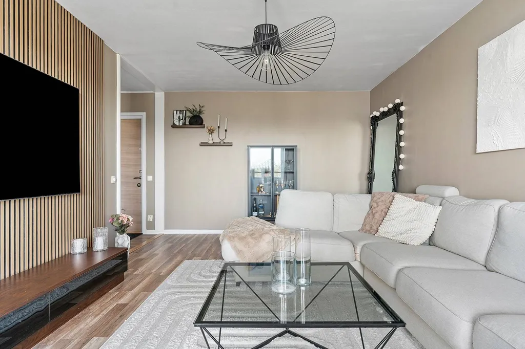 Soggiorno - Modern Flat with Balcony in Rosenlund