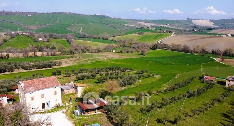 Aerial - Rustic Farmhouse with Garden in Loro Piceno