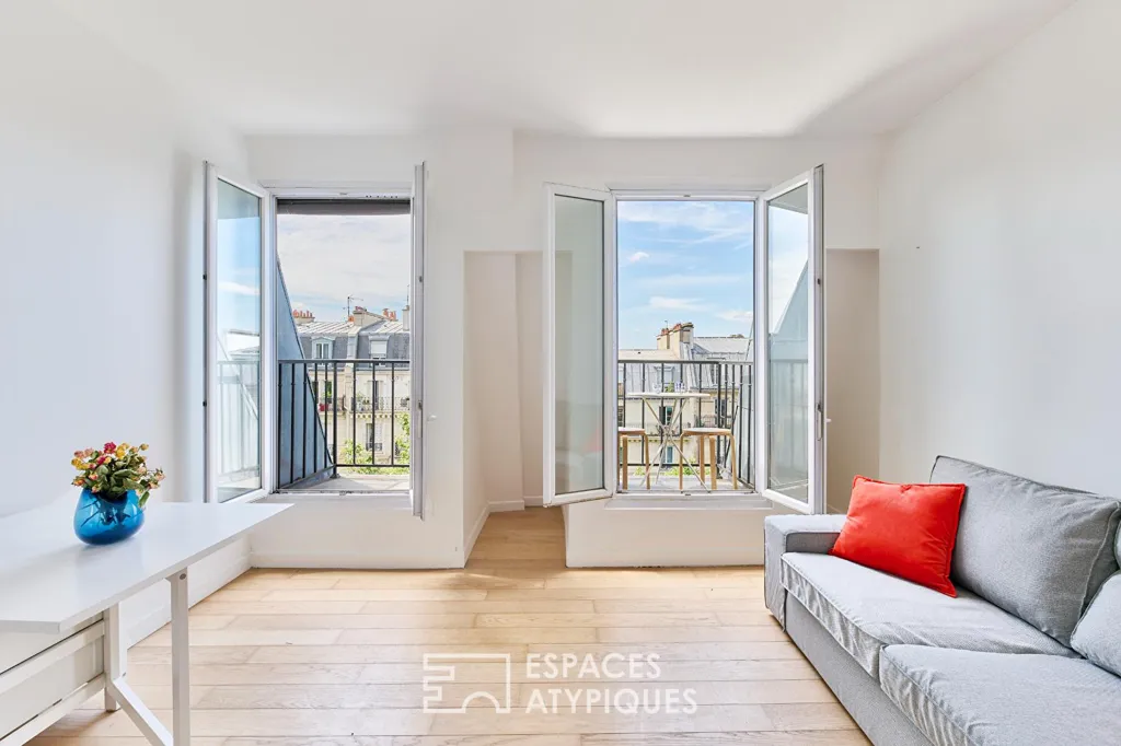 Elutuba - Bright 2-Bed Flat with Balconets in Charonne