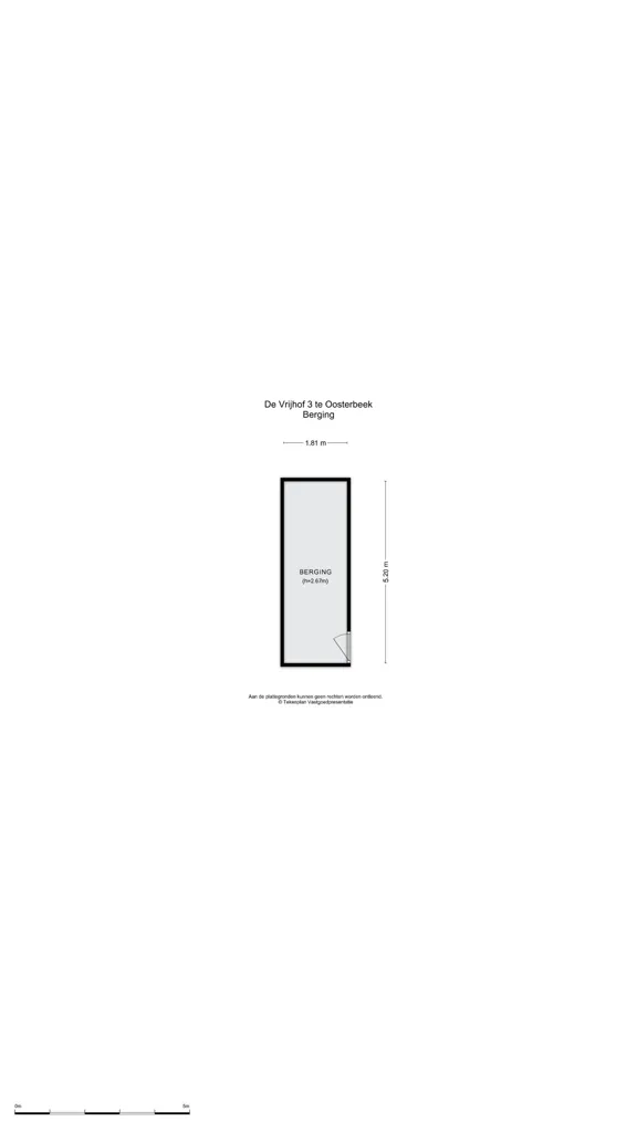Plan - Portiekflat with Garden in Oosterbeek
