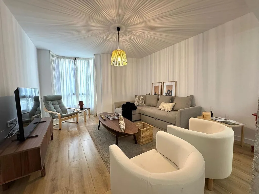 Living Room - Apartment with Cathedral View in Murcia Centre