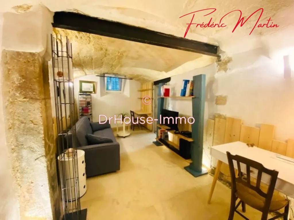 Séjour - Appartement en Pierre au Calme à Uzès