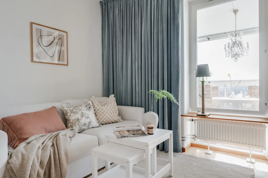 Séjour - Corner Penthouse with Panoramic View in Borås