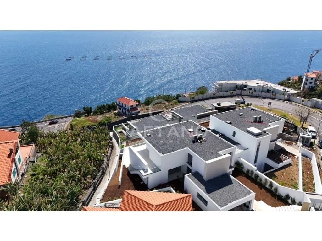Vue aérienne - Contemporary Villa with Ocean View in Calheta, Madeira