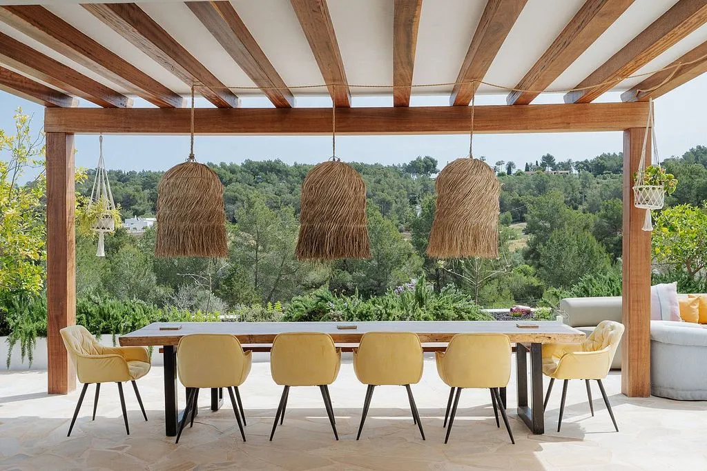 Terrass - Chalet with Pool and Terrace in Santa Eulalia del Río